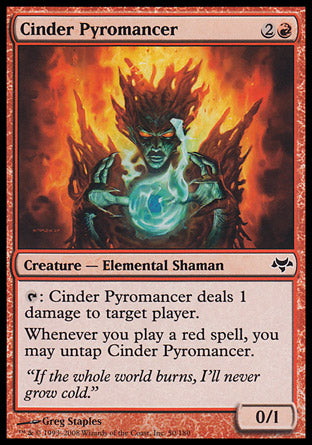 Cinder Pyromancer (Eventide) Damaged / Poor Foil