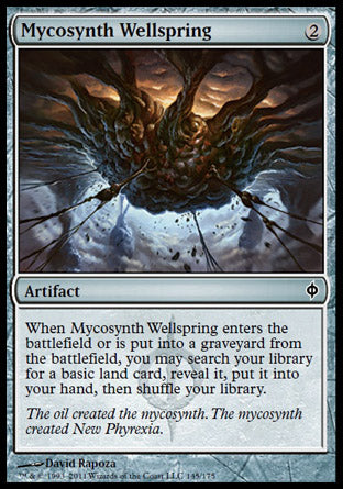 Mycosynth Wellspring (New Phyrexia) Near Mint Foil
