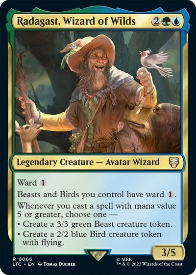 Radagast, Wizard of Wilds (Commander: The Lord of the Rings: Tales of Middle-earth) Light Play