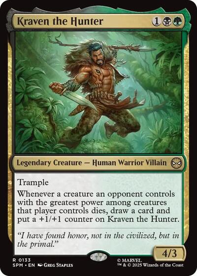 Kraven the Hunter|9|0|0.00