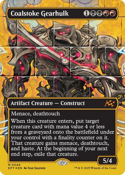 Coalstoke Gearhulk Borderless First Place Foil|0|0|0.00