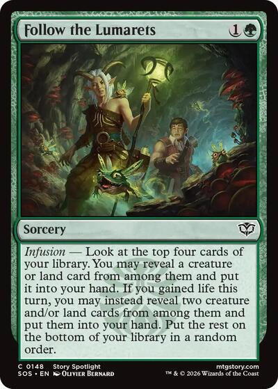 Follow the Lumarets (Secrets of Strixhaven) Near Mint Foil