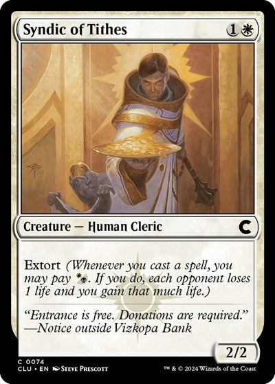 Syndic of Tithes|0|0|0.00