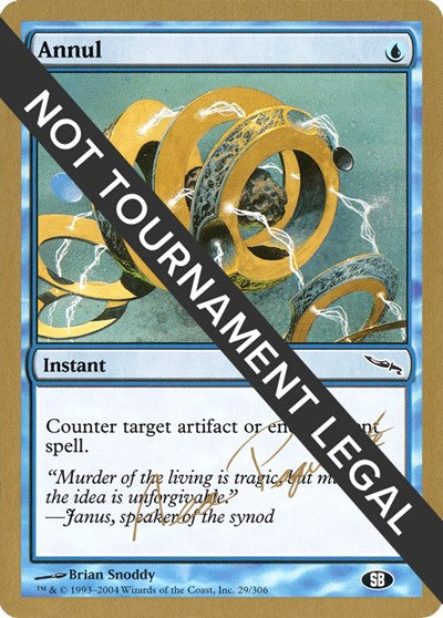 Annul - 2004 Aeo Paquette (MRD) (SB) (World Championship Decks) Medium Play