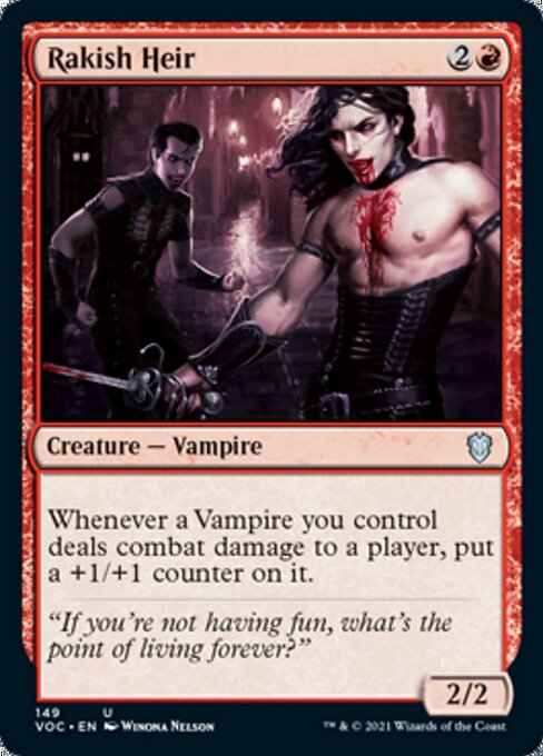 Rakish Heir (Commander 2021 Crimson Vow) Light Play
