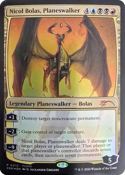 Nicol Bolas, Planeswalker (Promos: Unique and Miscellaneous) Light Play Foil