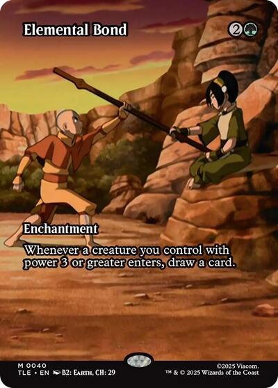 Elemental Bond (Borderless) (Avatar: The Last Airbender: Eternal-Legal) Near Mint