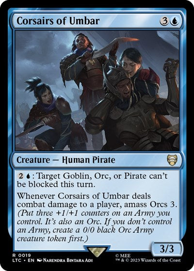 Corsairs of Umbar (Commander: The Lord of the Rings: Tales of Middle-earth) Light Play