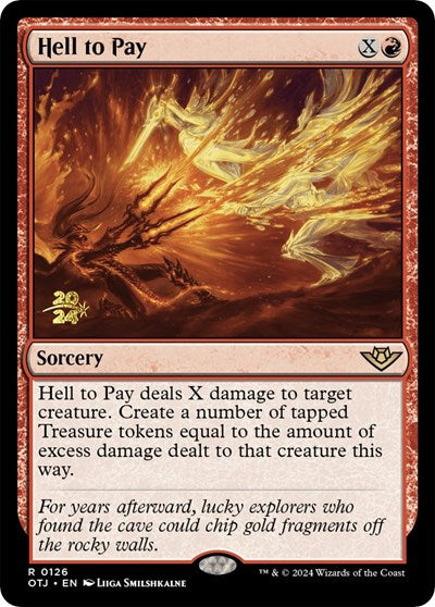 Hell to Pay (Promos: Prerelease Cards) Light Play Foil