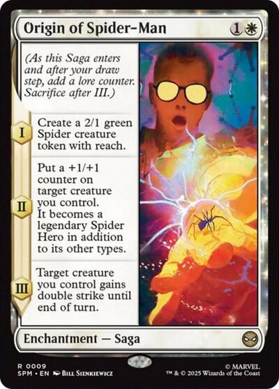 Origin of Spider-Man (Marvel's Spider-Man) Near Mint Foil