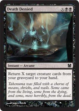 Death Denied (Modern Masters) Medium Play Foil