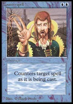 Counterspell (Beta) Damaged / Poor