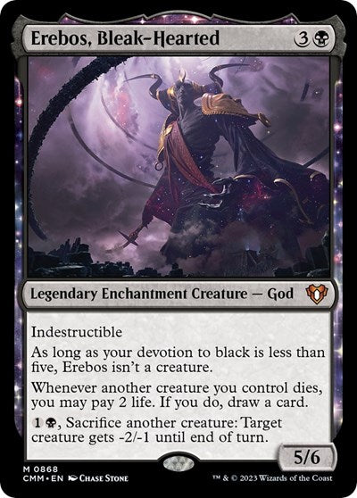 Erebos, Bleak-Hearted (Commander Masters) Near Mint