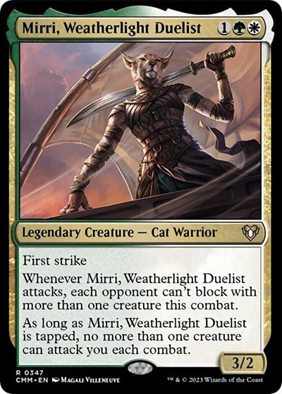 Mirri, Weatherlight Duelist (Commander Masters) Light Play