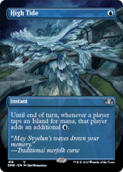 High Tide (Borderless) (Dominaria Remastered) Near Mint Foil