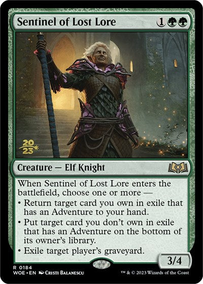 Sentinel of Lost Lore (Promos: Prerelease Cards) Near Mint Foil