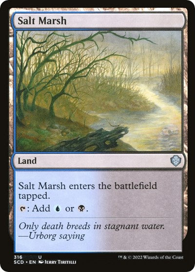 Salt Marsh (Commander 2022 Starter Decks) Near Mint