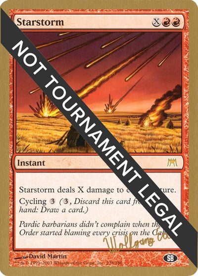 Starstorm - 2003 Wolfgang Eder (ONS) (SB) (World Championship Decks) Medium Play