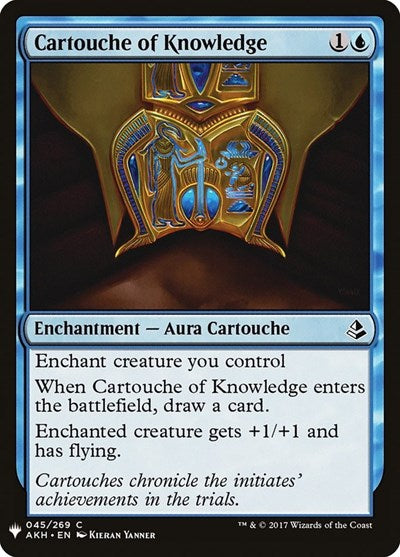 Cartouche of Knowledge (Mystery Booster) Medium Play