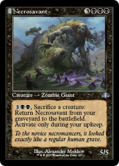 Necrosavant (Retro Frame) (Dominaria Remastered) Light Play Foil