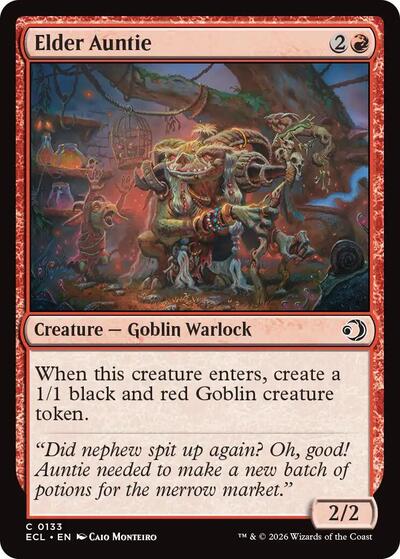Elder Auntie (Lorwyn Eclipsed) Near Mint Foil