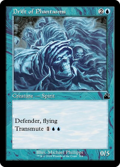 Drift of Phantasms (Retro Frame) (Ravnica Remastered) Light Play Foil