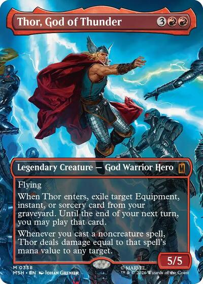 Thor God of Thunder Borderless 0338|1|0|0.00