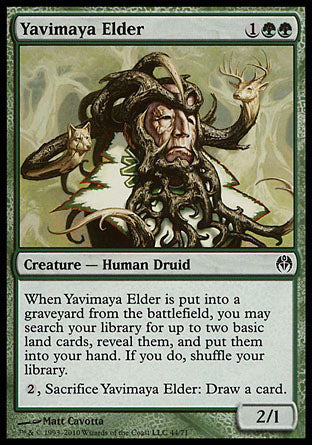 Yavimaya Elder (Duel Decks: Phyrexia vs The Coalition) Light Play