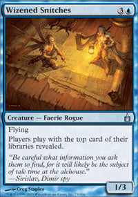 Wizened Snitches (Ravnica) Heavy Play Foil