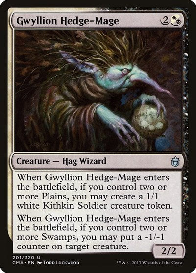 Gwyllion Hedge-Mage (Commander Anthology) Medium Play