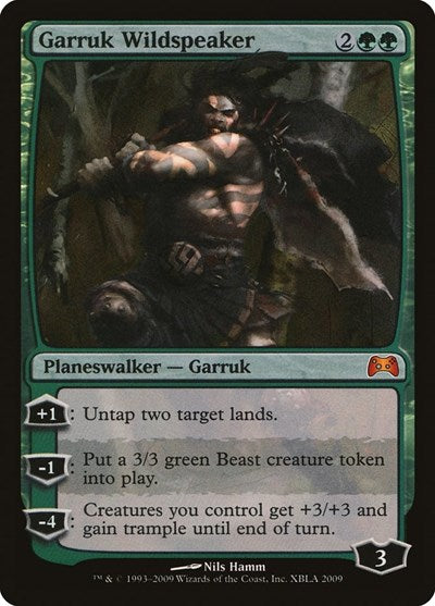Garruk Wildspeaker (Promos: Media) Light Play Foil