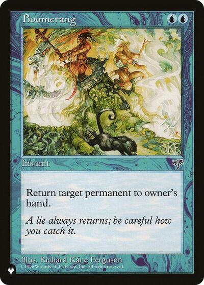 Boomerang (The List) Near Mint