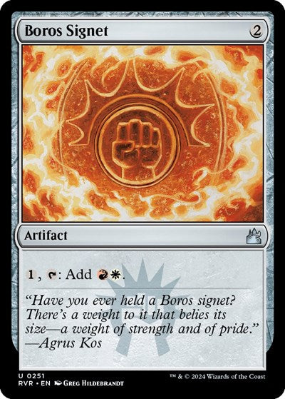 Boros Signet (Ravnica Remastered) Near Mint Foil