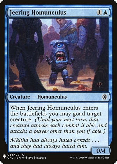Jeering Homunculus (Mystery Booster) Near Mint