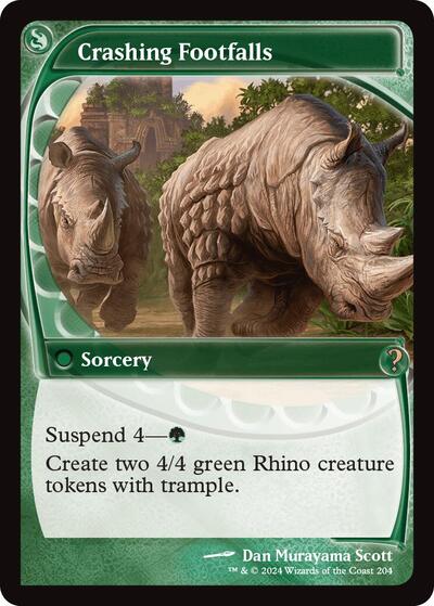 Crashing Footfalls (Future Sight) (Mystery Booster 2) Near Mint