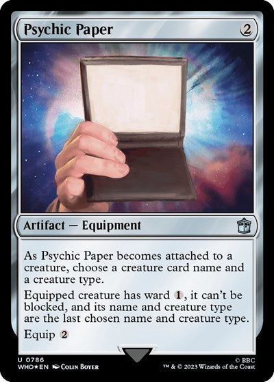 Psychic Paper (Surge Foil) (Universes Beyond: Doctor Who) Light Play Foil