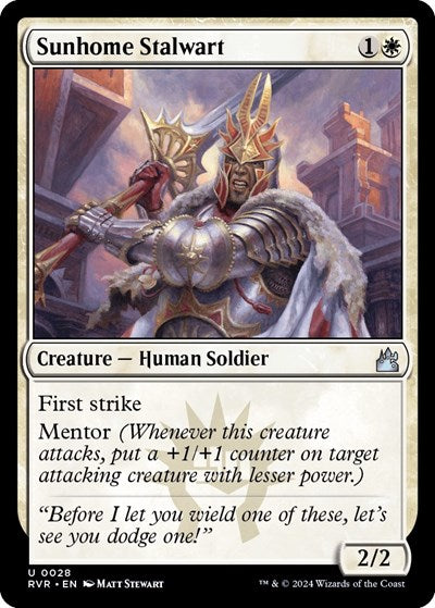 Sunhome Stalwart (Ravnica Remastered) Near Mint