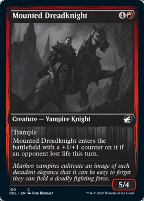 Mounted Dreadknight (Innistrad: Double Feature) Medium Play