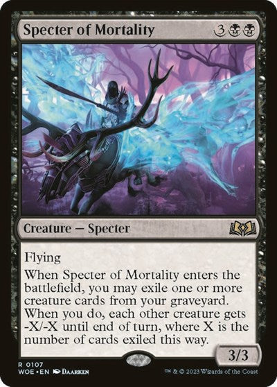 Specter of Mortality (Wilds of Eldraine) Near Mint