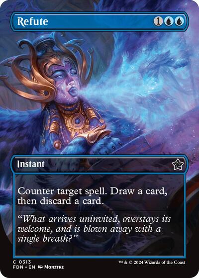 Refute (Borderless) (Foundations) Near Mint