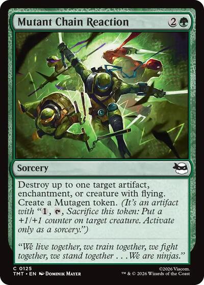 Mutant Chain Reaction (Teenage Mutant Ninja Turtles) Medium Play Foil