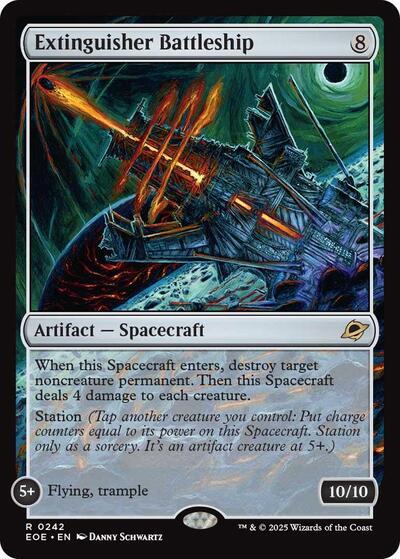 Extinguisher Battleship (Edge of Eternities) Near Mint Foil
