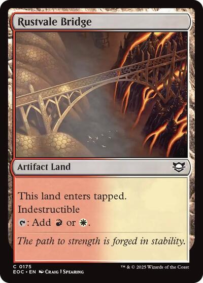Rustvale Bridge (Commander: Edge of Eternities) Light Play