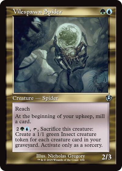 Vilespawn Spider (Retro Frame) (Innistrad Remastered) Light Play