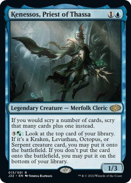 Kenessos, Priest of Thassa (Jumpstart 2022) Medium Play