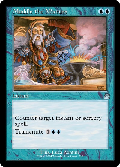 Muddle the Mixture (Retro Frame) (Ravnica Remastered) Light Play Foil