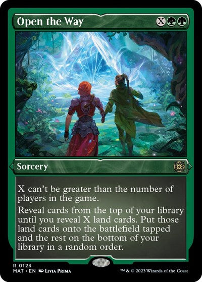 Open the Way (Foil Etched) (March of the Machine: The Aftermath) Near Mint Foil