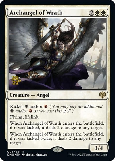 Archangel of Wrath (Promos: Prerelease Cards) Light Play Foil