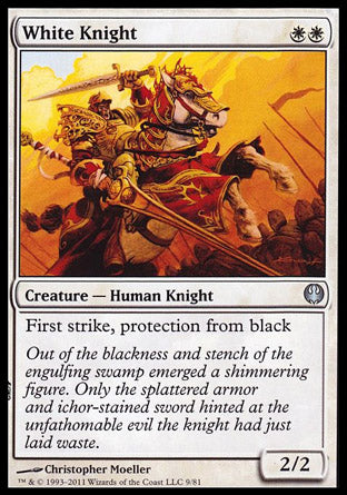 White Knight (Duel Decks: Knights vs Dragons) Medium Play