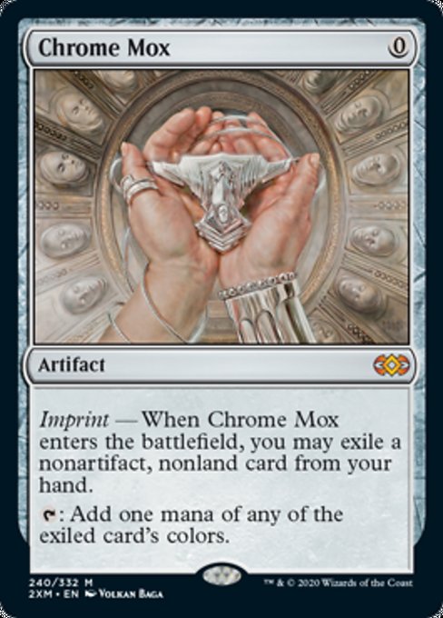 Chrome Mox (Double Masters) Light Play